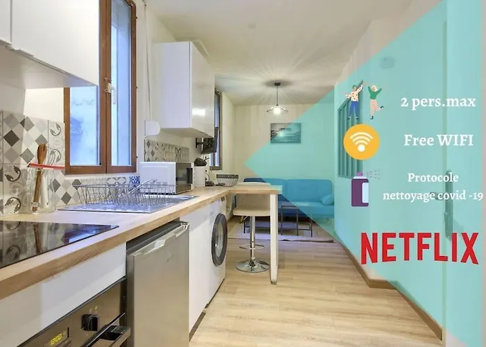 L'iris 8 Min De La Gare Terrasse Netflix Apartamento Nancy